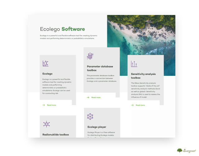Пример сайта Ecolego